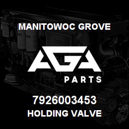 7926003453 Manitowoc Grove HOLDING VALVE | AGA Parts