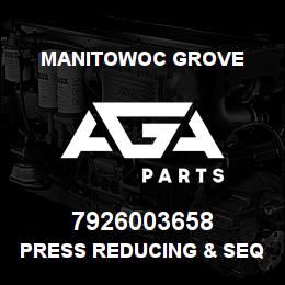 7926003658 Manitowoc Grove PRESS REDUCING & SEQUENCE VALV | AGA Parts