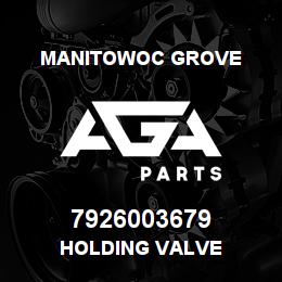 7926003679 Manitowoc Grove HOLDING VALVE | AGA Parts