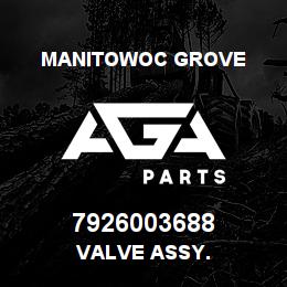 7926003688 Manitowoc Grove VALVE ASSY. | AGA Parts