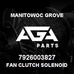 7926003827 Manitowoc Grove FAN CLUTCH SOLENOID VALVE | AGA Parts