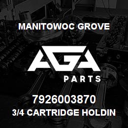 7926003870 Manitowoc Grove 3/4 CARTRIDGE HOLDING VALVE | AGA Parts