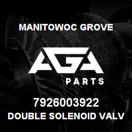 7926003922 Manitowoc Grove DOUBLE SOLENOID VALVE 12V | AGA Parts