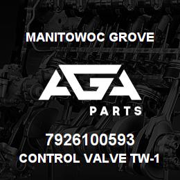 7926100593 Manitowoc Grove CONTROL VALVE TW-1 | AGA Parts