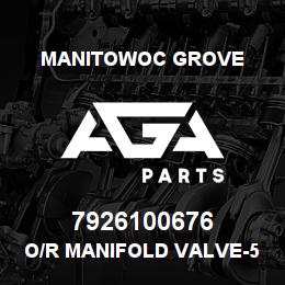 7926100676 Manitowoc Grove O/R MANIFOLD VALVE-5 STACK | AGA Parts