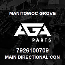 7926100709 Manitowoc Grove MAIN DIRECTIONAL CONTROL VALVE | AGA Parts