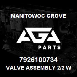 7926100734 Manitowoc Grove VALVE ASSEMBLY 2/2 WAY | AGA Parts