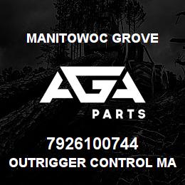 7926100744 Manitowoc Grove OUTRIGGER CONTROL MANIFOLD | AGA Parts