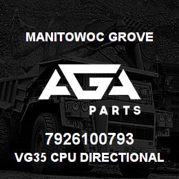 7926100793 Manitowoc Grove VG35 CPU Directional Valve | AGA Parts