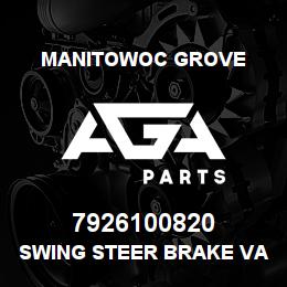 7926100820 Manitowoc Grove SWING STEER BRAKE VALVE 2 SPD | AGA Parts