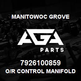 7926100859 Manitowoc Grove O/R CONTROL MANIFOLD 4 SECT | AGA Parts