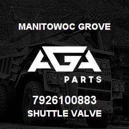 7926100883 Manitowoc Grove SHUTTLE VALVE | AGA Parts