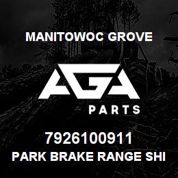 7926100911 Manitowoc Grove PARK BRAKE RANGE SHIFT VALVE | AGA Parts