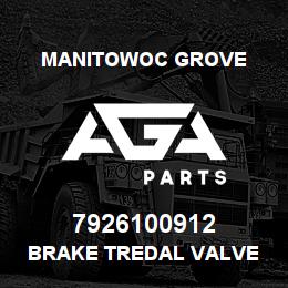 7926100912 Manitowoc Grove BRAKE TREDAL VALVE | AGA Parts