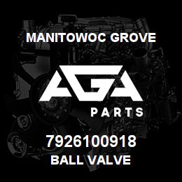 7926100918 Manitowoc Grove BALL VALVE | AGA Parts