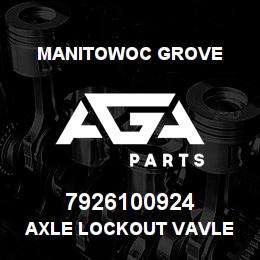 7926100924 Manitowoc Grove AXLE LOCKOUT VAVLE | AGA Parts