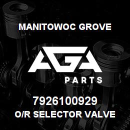 7926100929 Manitowoc Grove O/R SELECTOR VALVE | AGA Parts