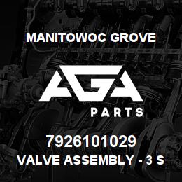 7926101029 Manitowoc Grove VALVE ASSEMBLY - 3 SECTION V56 | AGA Parts
