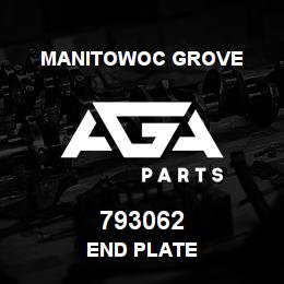 793062 Manitowoc Grove END PLATE | AGA Parts