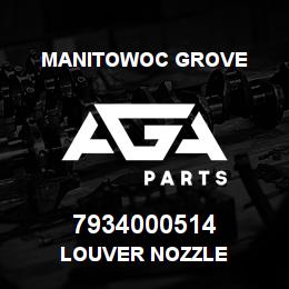 7934000514 Manitowoc Grove LOUVER NOZZLE | AGA Parts