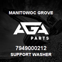 7949000212 Manitowoc Grove SUPPORT WASHER | AGA Parts
