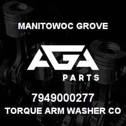 7949000277 Manitowoc Grove TORQUE ARM WASHER COMPRESSION | AGA Parts