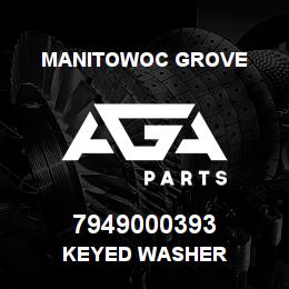 7949000393 Manitowoc Grove KEYED WASHER | AGA Parts