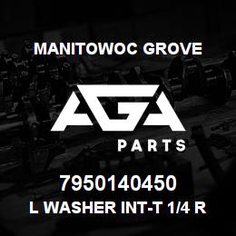 7950140450 Manitowoc Grove L Washer Int-T 1/4 Reg HRC44- | AGA Parts
