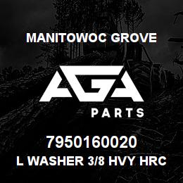 7950160020 Manitowoc Grove L Washer 3/8 Hvy HRC44-51 | AGA Parts
