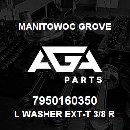 7950160350 Manitowoc Grove L Washer Ext-T 3/8 Reg HRC44- | AGA Parts