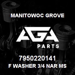 7950220141 Manitowoc Grove F Washer 3/4 Nar MS | AGA Parts