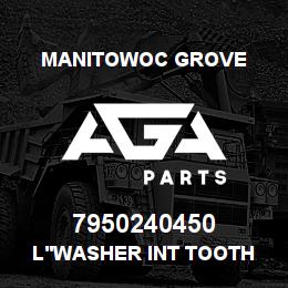 7950240450 Manitowoc Grove L'Washer INT TOOTH 7/8 REG | AGA Parts