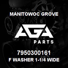 7950300161 Manitowoc Grove F Washer 1-1/4 Wide MS | AGA Parts