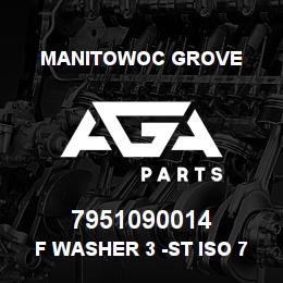 7951090014 Manitowoc Grove F Washer 3 -St ISO 7089 | AGA Parts