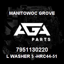 7951130220 Manitowoc Grove L Washer 5 -HRC44-51 DIN 127B | AGA Parts