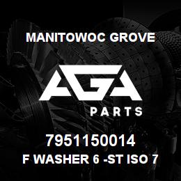 7951150014 Manitowoc Grove F Washer 6 -St ISO 7089 | AGA Parts