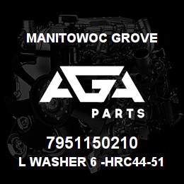 7951150210 Manitowoc Grove L Washer 6 -HRC44-51 DIN 7980 | AGA Parts