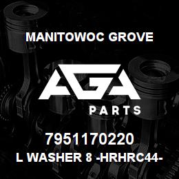 7951170220 Manitowoc Grove L Washer 8 -HRHRC44-51DIN127SS | AGA Parts