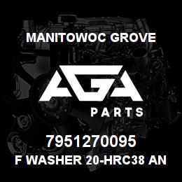 7951270095 Manitowoc Grove F Washer 20-HRC38 ANSI B18.22M | AGA Parts