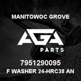 7951290095 Manitowoc Grove F WASHER 24-HRC38 ANSI B18.22M | AGA Parts