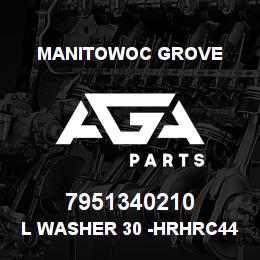 7951340210 Manitowoc Grove L Washer 30 -HRHRC44-51 DIN 79 | AGA Parts