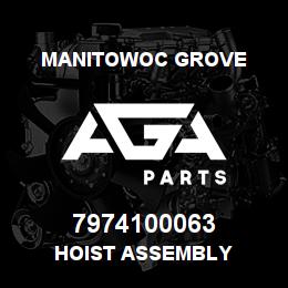 7974100063 Manitowoc Grove HOIST ASSEMBLY | AGA Parts