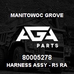 80005278 Manitowoc Grove HARNESS ASSY - R5 RADIO REMOTE | AGA Parts