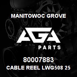 80007883 Manitowoc Grove CABLE REEL LWG508 250 KB/S | AGA Parts
