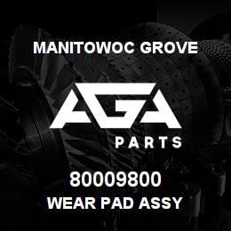 80009800 Manitowoc Grove WEAR PAD ASSY | AGA Parts