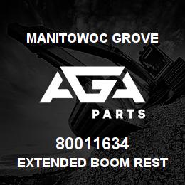 80011634 Manitowoc Grove EXTENDED BOOM REST | AGA Parts