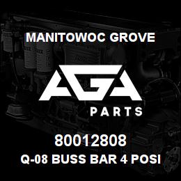 80012808 Manitowoc Grove Q-08 BUSS BAR 4 POSITION | AGA Parts