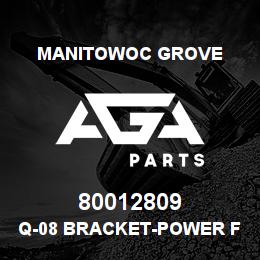 80012809 Manitowoc Grove Q-08 BRACKET-POWER FUSES | AGA Parts