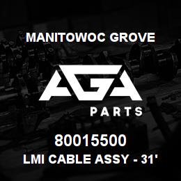 80015500 Manitowoc Grove LMI CABLE ASSY - 31'-55' JIB | AGA Parts