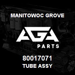 80017071 Manitowoc Grove TUBE ASSY | AGA Parts